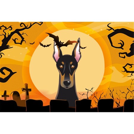 Carolines Treasures Halloween Doberman Fabric Placemat BB1803PLMT